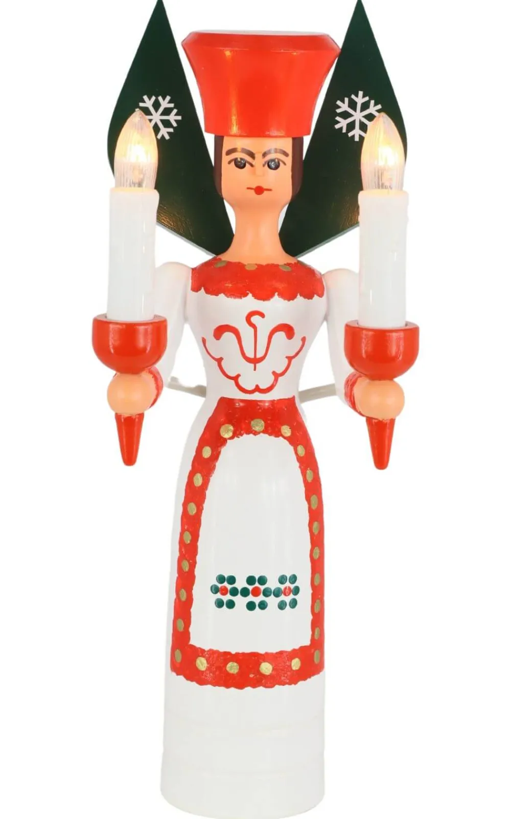 SEIFFENcom by Nestler GmbH Engel & Bergmann*Weihnachtsengel , 26 cm, elektrisch beleuchtet von SEIFFEN.COM