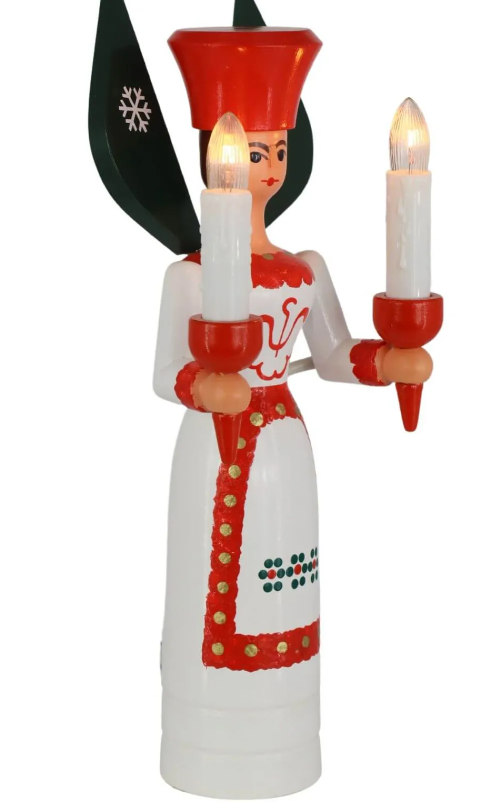 SEIFFENcom by Nestler GmbH Engel & Bergmann*Weihnachtsengel , 26 cm, elektrisch beleuchtet von SEIFFEN.COM
