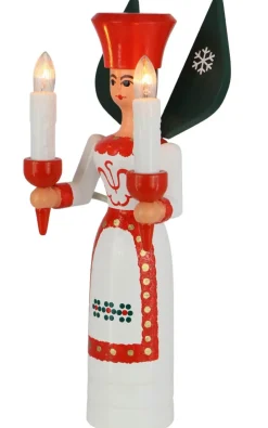SEIFFENcom by Nestler GmbH Engel & Bergmann*Weihnachtsengel , 26 cm, elektrisch beleuchtet von SEIFFEN.COM