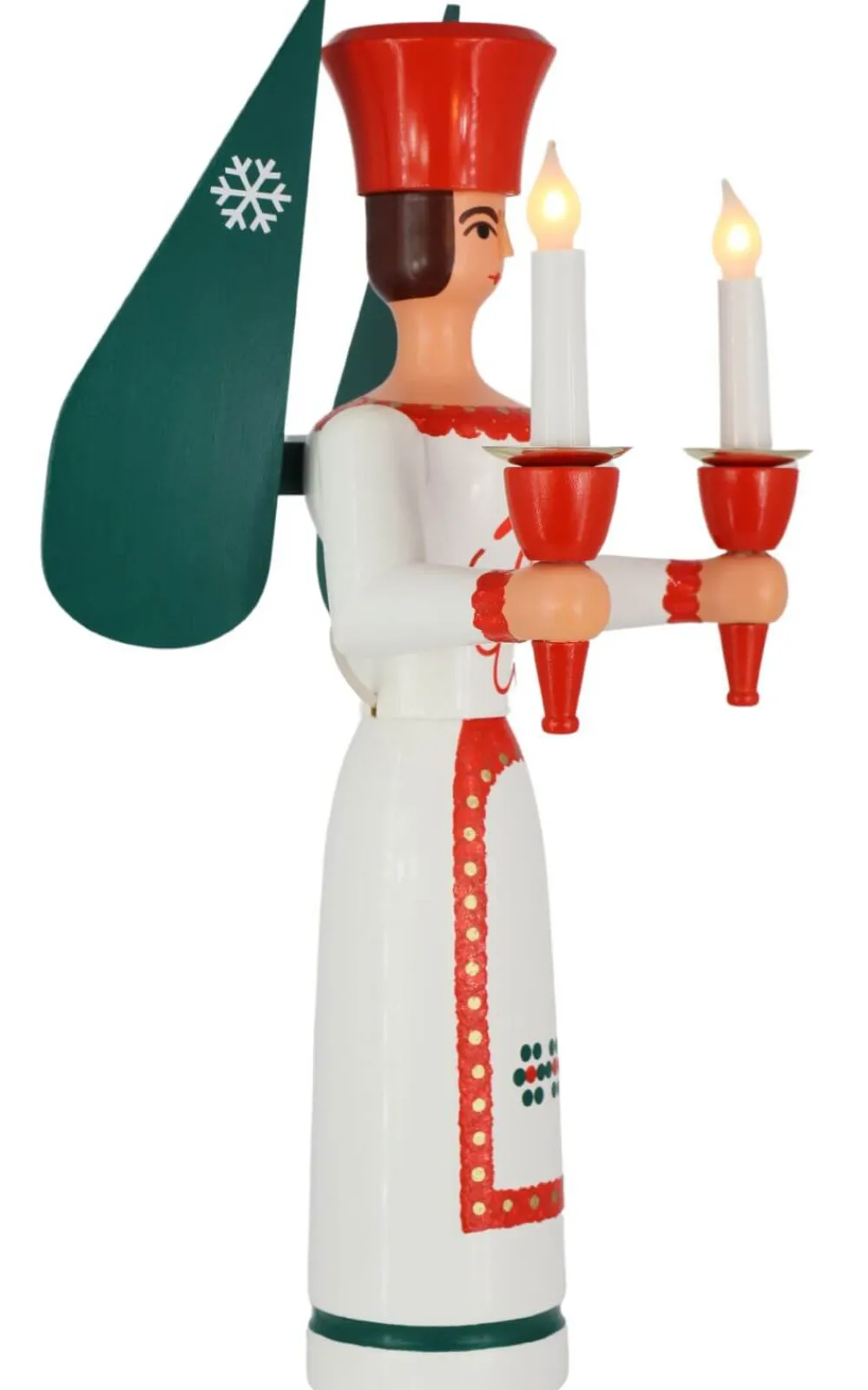 SEIFFENcom by Nestler GmbH Engel & Bergmann*Weihnachtsengel, , elektrisch beleuchtet, 50 cm von SEIFFEN.COM