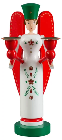 Richard Glässer GmbH Engel & Bergmann*Weihnachtsengel für Wachskerzen, 26 cm, von Richard Glässer