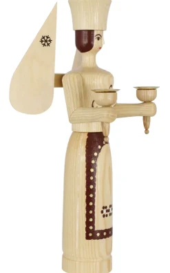 SEIFFENcom by Nestler GmbH Engel & Bergmann*Weihnachtsengel für Wachskerzen, 38 cm, von SEIFFEN.COM