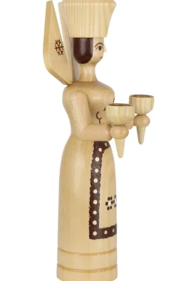 SEIFFENcom by Nestler GmbH Engel & Bergmann*Weihnachtsengel für Wachskerzen, , 26 cm von SEIFFEN.COM