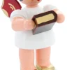 Figurenland Uhlig GmbH Weihnachtsengel*Weihnachtsengel mit Bibel und roten Flügeln von Figurenland Uhlig