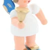 Figurenland Uhlig GmbH Weihnachtsengel*Weihnachtsengel mit Glocke und blauen Flügeln von Figurenland Uhlig