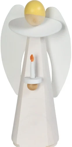 KWO Neuheiten | Weihnachtsengel*Weihnachtsengel mit Kerze, weiß, 11 cm von