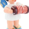 Figurenland Uhlig GmbH Weihnachtsengel*Weihnachtsengel mit Konzertina und blauen Flügeln von Figurenland Uhlig