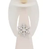 KWO Weihnachtsengel*Weihnachtsengel mit Schneekristall, weiß, 11 cm von