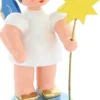 Figurenland Uhlig GmbH Weihnachtsengel*Weihnachtsengel mit Stern und blauen Flügeln von Figurenland Uhlig