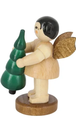 Figurenland Uhlig GmbH Weihnachtsengel*Weihnachtsengel mit Weihnachtsbaum, von