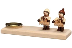 SEIFFENcom by Nestler GmbH Kerzenhalter Weihnachten*Weihnachtskerzenhalter mit Romy Thiel Striezelkindern von SEIFFEN.COM