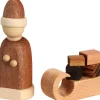 Seiffener Volkskunst eG Weihnachtsfiguren*Weihnachtsmann mit Schlitten, ausführung von