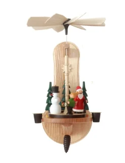 Spielwarenmacher Günther Weihnachtspyramiden*Weihnachtspyramide - Wandpyramide mit Weihnachtsfiguren, 33 cm von