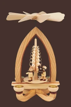 Heinz Lorenz Auslaufartikel | Weihnachtspyramiden*Weihnachtspyramide Bergmannszug, 28 cm von
