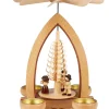 Heinz Lorenz Weihnachtspyramiden*Weihnachtspyramide Bläsertrio, 28 cm für Teelichte von