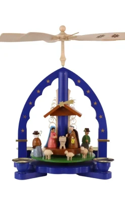 Richard Glässer GmbH Neuheiten | Auslaufartikel*Weihnachtspyramide Christi Geburt, 27 cm, von Richard Glässer