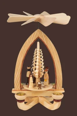 Heinz Lorenz Neuheiten | Weihnachtspyramiden*Weihnachtspyramide Christi Geburt, 28 cm von