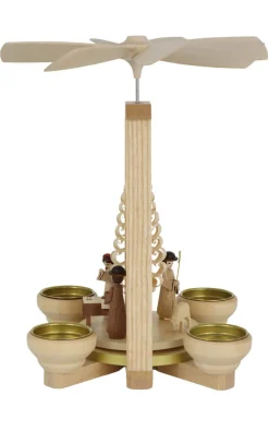 Müller Kleinkunst Weihnachtspyramiden*Weihnachtspyramide Christi Geburt, 24 cm von