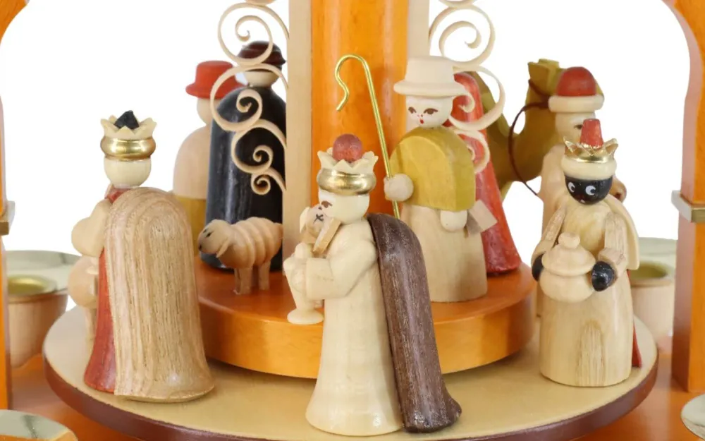 Richard Glässer GmbH Neuheiten | Weihnachtspyramiden*Weihnachtspyramide Christi Geburt, , 27 cm von Richard Glässer