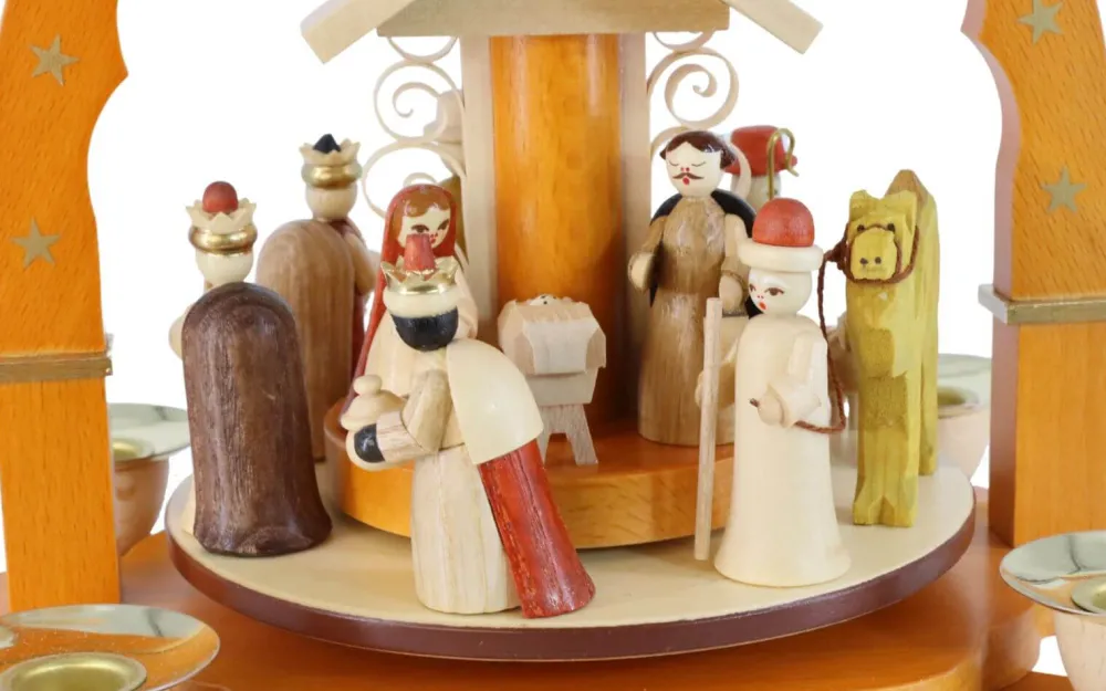Richard Glässer GmbH Neuheiten | Weihnachtspyramiden*Weihnachtspyramide Christi Geburt, , 27 cm von Richard Glässer
