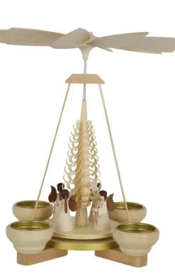 Müller Kleinkunst Weihnachtspyramiden*Weihnachtspyramide Engel, 24 cm von