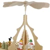 Zenker Neuheiten | Teelichtpyramiden*Weihnachtspyramide für Teelichte mit Schneemänner, 26 cm, von Ralf