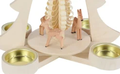 Zenker Neuheiten | Teelichtpyramiden*Weihnachtspyramide für Teelichte mit Rehe, , 28 cm von Ralf