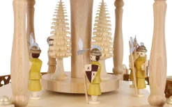 Richard Glässer GmbH Einzelstücke | Weihnachtspyramiden*Weihnachtspyramide für Teelichte Heilige Geschichte, 5 - stöckig, 74 cm von Richard Glässer