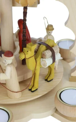 Richard Glässer GmbH Weihnachtspyramiden*Weihnachtspyramide für Teelichte, Christi Geburt, 40 cm, von Richard Glässer