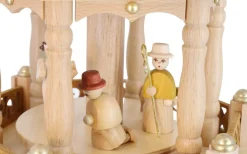 Richard Glässer GmbH Einzelstücke | Weihnachtspyramiden*Weihnachtspyramide für Teelichte Heilige Geschichte, 5 - stöckig, 74 cm von Richard Glässer