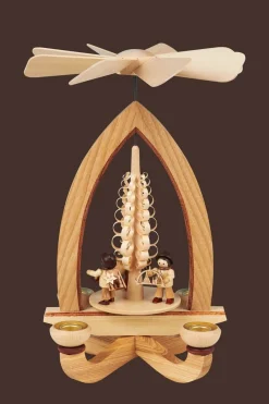 Heinz Lorenz Weihnachtspyramiden*Weihnachtspyramide Handelsleute, 28 cm von