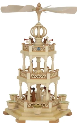 Müller Kleinkunst Neuheiten | Weihnachtspyramiden*Weihnachtspyramide Heilige Geschichte, 44 cm von
