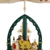 Richard Glässer GmbH Neuheiten*Weihnachtspyramide Heilige Familie, grün, 27 cm von Richard Glässer
