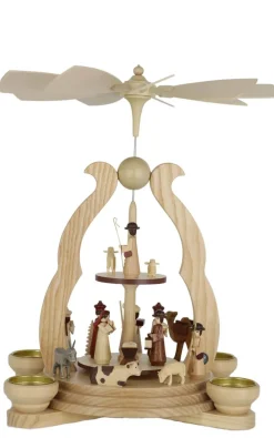 Müller Kleinkunst Weihnachtspyramiden*Weihnachtspyramide Heilige Geschichte, 34 cm von
