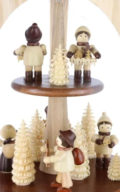 Legler Holz- und Drechslerwaren HODREWA Weihnachtspyramiden*Weihnachtspyramide Händler doppelstöckig von Legler