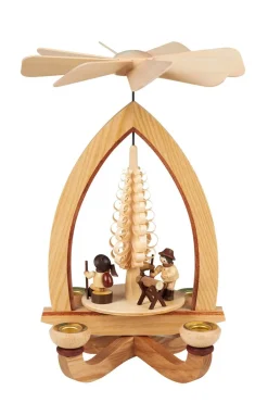 Heinz Lorenz Weihnachtspyramiden*Weihnachtspyramide Holzmacher, 28 cm, von