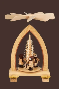 Heinz Lorenz Weihnachtspyramiden*Weihnachtspyramide Lampionkinder, 26 cm von