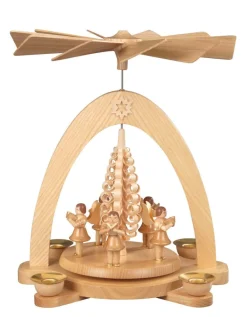 Albin Preißler Weihnachtspyramiden*Weihnachtspyramide mit 5 Engel, , 28 cm von