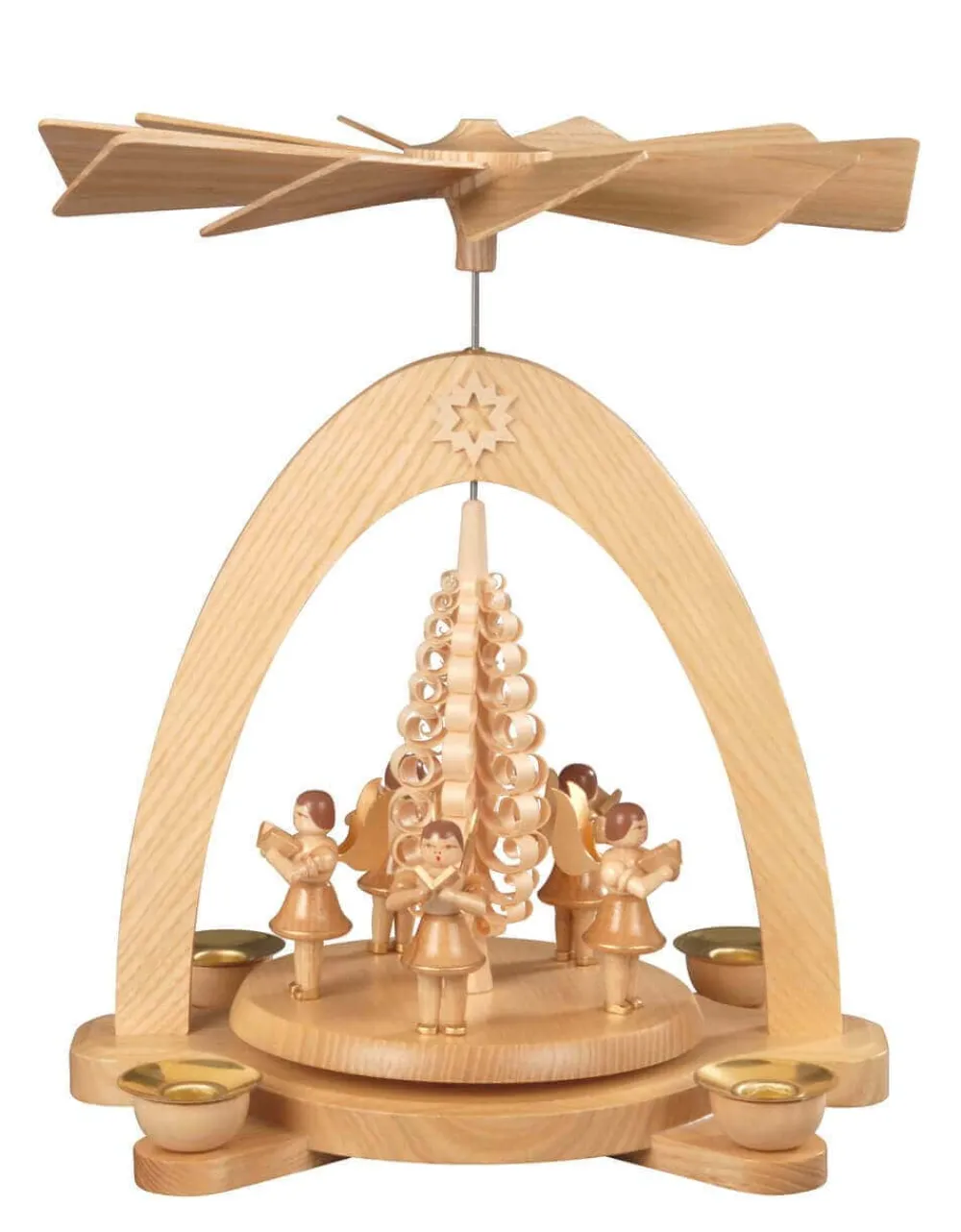 Albin Preißler Weihnachtspyramiden*Weihnachtspyramide mit 5 Engel, , 28 cm von