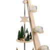 Seiffener Volkskunst eG Weihnachtspyramiden*Weihnachtspyramide mit Bergwichtel und Jägerwichtel, L-Form von Seiffener Volkskunst