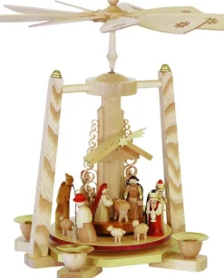 Richard Glässer GmbH Weihnachtspyramiden*Weihnachtspyramide mit Christi Geburt, , 29 cm von Richard Glässer