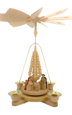 Richard Glässer GmbH Weihnachtspyramiden*Weihnachtspyramide mit Christi Geburt, 28 cm, von Richard Glässer