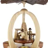 Legler Holz- und Drechslerwaren HODREWA Weihnachtspyramiden*Weihnachtspyramide mit Holzleute, 28 cm von Legler