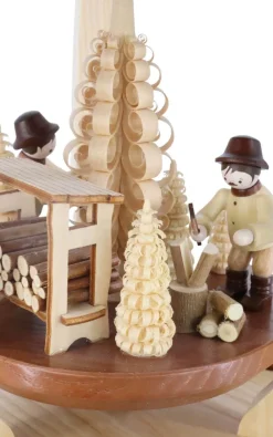 Legler Holz- und Drechslerwaren HODREWA Weihnachtspyramiden*Weihnachtspyramide mit Holzleute, 28 cm von Legler