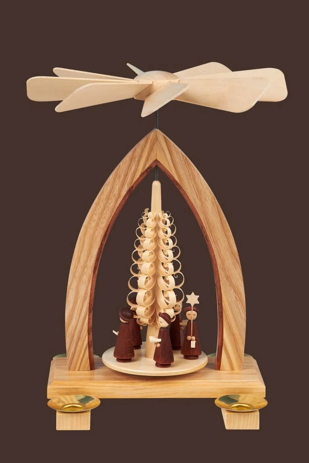 Heinz Lorenz Neuheiten | Weihnachtspyramiden*Weihnachtspyramide mit Kurrende, 26 cm von