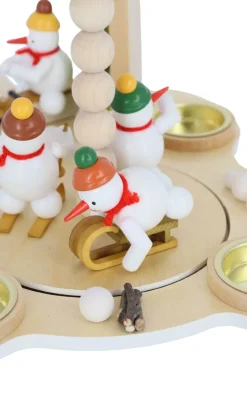 Zenker Weihnachtspyramiden*Weihnachtspyramide mit Schneemännern - Wintersport von Ralf
