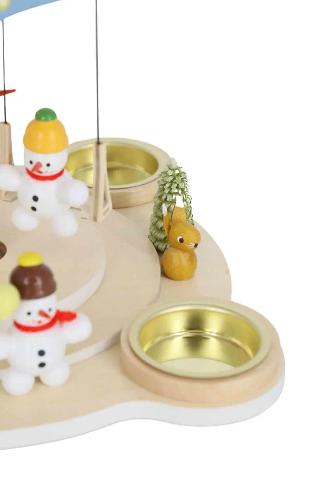 Zenker Bestseller | Weihnachtspyramiden*Weihnachtspyramide mit Schneemännern - Karussell, 28 cm von Ralf
