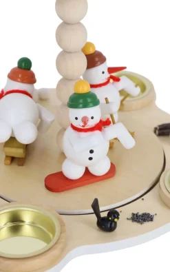 Zenker Weihnachtspyramiden*Weihnachtspyramide mit Schneemännern - Wintersport von Ralf
