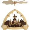 Müller Kleinkunst Weihnachtspyramiden*Weihnachtspyramide mit Seiffener Dorf, 36 cm von