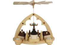 Müller Kleinkunst Weihnachtspyramiden*Weihnachtspyramide mit Seiffener Dorf, 36 cm von